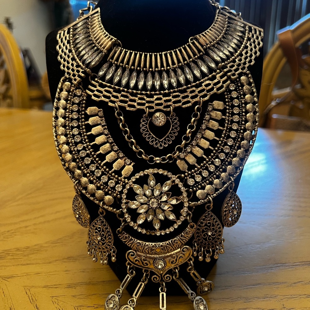 Gold Statement Necklace